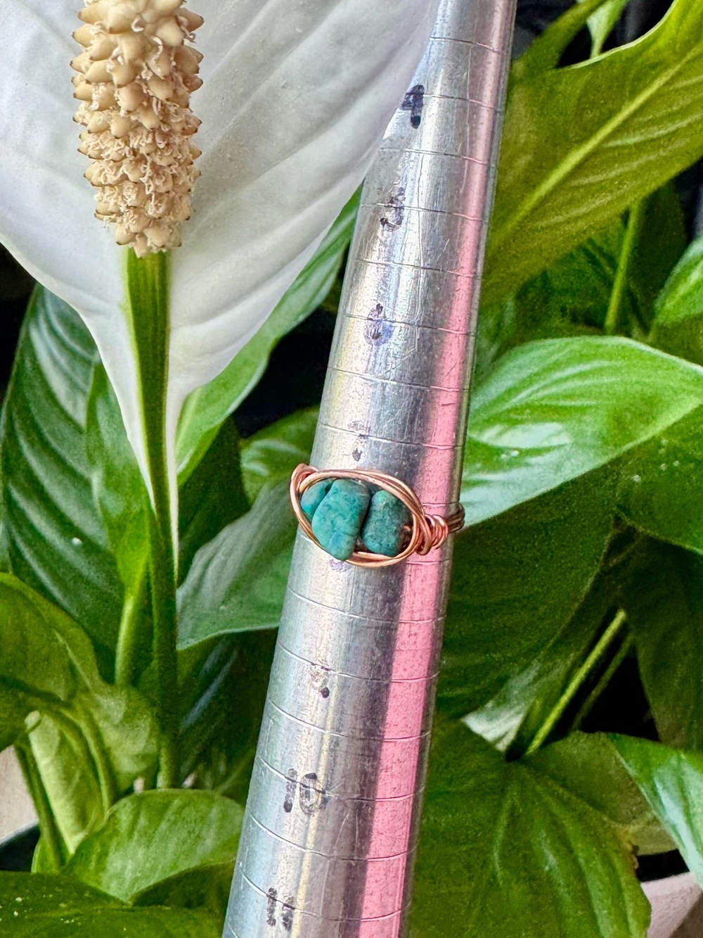✨CHRYSOCOLLA | Wire Wrapped Gemstone Ring✨